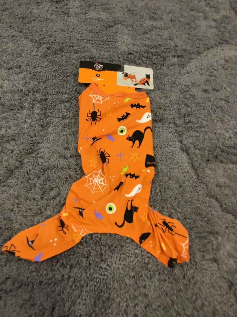Hyde and Eek! Pet Pajamas-orange